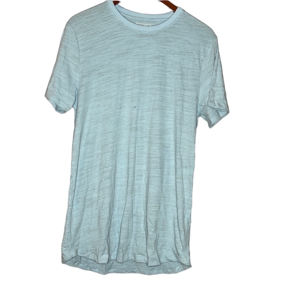 rue21 Blue Jersey Scoop Hem Shirt